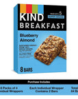 KIND Breakfast Bars, Blueberry Almond, Healthy Snacks, Gluten Free, 32 Count