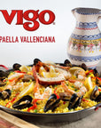 Vigo Authentic Paella Valenciana Yellow Rice  Seafood Dinner Spanish Recipe Yellow Rice  Seafood Dinner 19 Ounce Pack of 6