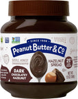 Peanut Butter  Co Hazelnut Spread Dark Chocolatey Hazelnut Gluten Free  NonGMO 13 Oz Pack of 6