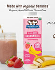 Mooala  Organic Strawberry Bananamilk 32 fl oz Pack of 6  ShelfStable NonDairy NutFree GlutenFree PlantBased Beverage with No Added Sugar