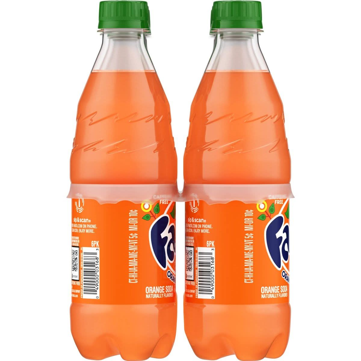 Fanta Orange 169 Fl Oz Pack of 6