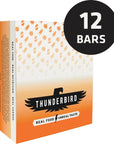 Thunderbird Bars Energy Snack GlutenFree with Protein Healthy Real Food Vegan Paleo NonGMO No Added Sugar Cashew Fig Carrot Flavor 12 Count 17 oz Bars