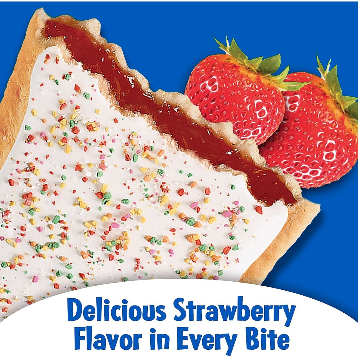 Kelloggs PopTarts Frosted Strawberry  2 CT