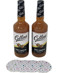 Collins Dirty Martini Cocktail Mix 2 Pack 32 fl oz  950Ml each bundled with complimentary 4count Coasters