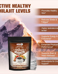 Shilajit Pure Himalayan Natural Instant Coffee Powders Original Shilajit Supplement With Mushroom Coffee  85 Trace Minerals For Men  Women Shilajit Ashwagandha Coffee For Focus Immunity  Energy