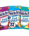 Welch's Fruit Snacks, Variety Pack with Mixed Fruit, Island Fruits & Berries 'n Cherries, Gluten Free, 2.25 oz Bags (Pack of 22)