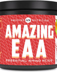 Amazing Essential Amino Acids | 8 Grams EAA's Per Serving | Fruit Punch Flavor | 30 Servings | 330 Grams Powder Supplement | Made in USA