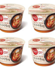 Cupbahn Korean PreCooked Meal with White Rice  25 Taste by Hetbahn õ_x005F_x0018_ !_x005F_x0018_ Soft Tofu Stew 4 Bowls