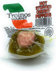 Troinos Stuffed Cherry Peppers Hot Stuffed 48 Singles