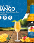 Syruvia 4 Pack SugarFree Mango Coffee Syrup  254 fl oz  Kosher GlutenFree and Bursting with Delicious Flavor Elevate Your Drinks and Desserts