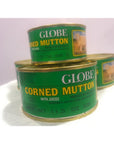 Globe Corned Mutton with Juices Pack of 4 Tin 115 Oz  HALAL