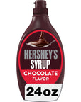 HERSHEYS Chocolate Syrup Bottle 24 oz