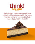 think! Delight, Keto Protein Bars, Healthy Low Carb, Gluten Free Snack - Chocolate Peanut Butter Pie, 12 Count (Packaging May Vary)