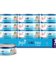 Jego Solid Tuna in Water  Wild Natural Catch Tuna  Keto  Low Carb  Gluten Free  Soy Free  Canned  Ready to eat  Pack of 12  5oz can