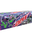 Mountain Dew Purple Thunder Berry Plum  Munchie Box Stash Pack of 12 12 Oz Cans Regular