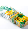 Mango Flavor Cream Cracker Sandwich, Butter, and Tropical Mango-Flavored Rich Cream Cookies Asian Snack 12pcs/1pack