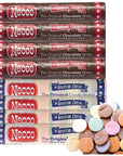 Necco Wafers 8 Pack Includes Assorted 4 rolls x Chocolate 4 rolls 8 Rolls Bulk Packaged by Cosmos Candy