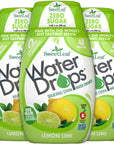 SweetLeaf Water Drops Lemon Lime  Water Enhancer Sugar Free Stevia Water Flavoring Drops 162 Oz Ea Pack of 3