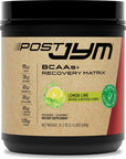 Post JYM Active Matrix - Post-Workout with BCAA's, Glutamine, Creatine HCL, Beta-Alanine, and More | JYM Supplement Science | Natural Lemon Lime Flavor, 30 Servings, 1.3LBS