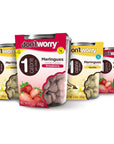 Dont Worry Meringue Cookies Keto Friendly  Strawberry  Vanilla  4 Pack  Only 1 Calorie per piece  Healthy Candy Gluten Free Snacks Low Carb Low Sugar Low Calories