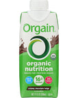 ORGAIN Organic Creamy Chocolate Fudge Drink 11 FZ