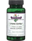 Vitanica Lysine Extra, Immune System Support, Vegan, 60 Count