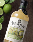 Agalima Organic Authentic Margarita Drink Mix  All Natural 1 Liter Bottles 18 Fl Oz 3 Pack with Premium Pressed Lime and Blue Agave Nectar