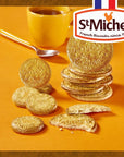 St Michel Grandes Galettes Butter Cookies Biscuits with Sea Salt 529oz Pack of 6 Made in France NonGMO Pure Butter Cookies