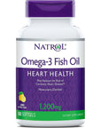 Natrol Omega-3 1200mg Fish Oil, 60 Softgels