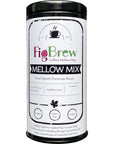 FigBrew Mellow Mix Roasted Fig and Coffee Blend Beverage  30 Cup Tin  100 Organic  Vegan