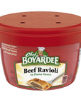 Chef Boyardee Beef Ravioli in Pasta Sauce Microwave Food 75 OZ Microwaveable Bowl 12 Bowls