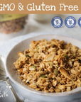 True North Granola - Gluten Free Maple Vanilla Granola, Organic, Low Carb, Nut Free and Non-GMO, Bulk Bag, 5 lb.