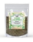 Unpretentious Dried Diced Jalapeno 8 oz Mild to Medium Heat 5000 to 15000 SHU Southwestern Cuisine