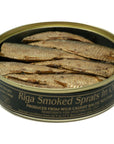 Grilled Catch Riga Sprats Smoked Brisling Sardines in oil 56 oz Pack of 12