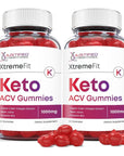 Justified Laboratories (2 Pack) Xtreme Fit Keto ACV Gummies - 1000MG