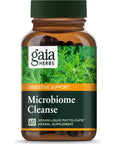 Gaia Herbs Microbiome Cleanse - with Black Walnut, Sweet Wormwood, Oregano & Peppermint - Helps Balance The GI Tract While Supporting Digestive Health - 60 Vegan Liquid Phyto-Capsules (30-Day Supply)