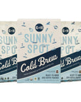 Grounds  Hounds Sunny Spot Cold Brew Pouches  100 Organic Cold Brew Coffee Ready to Brew Cold Brew Coffee Bags Includes 4 Pouches Each Pouch Makes 24oz of Cold Brew Coffee