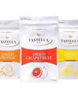 Tastella Food 3-Pack Dehydrated Orange - 20 + Slices on Each Box, 3oz (Mixed Fruit)