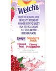 Welchs Singles To Go Powdered Drink Mix 40ct Variety Pack  Pack of 24 Delicious Flavor in Each Box  Grape Passionfruit Strawberry Peach and Cherry Pomegranate