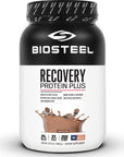 BioSteel Recovery Protein Plus Powder Supplement, Grass-Fed and Non-GMO Formula, Chocolate, 27 Servings