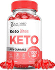 Justified Laboratories Keto Bites Keto ACV Gummies 1000MG