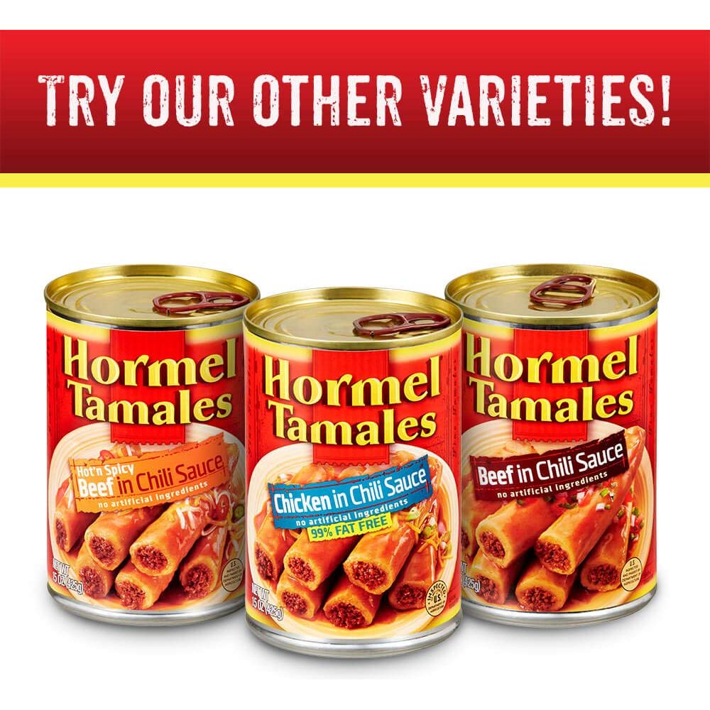 Hormel Beef Tamales 15 Ounce Pack of 12