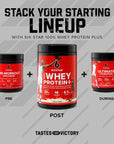 Six Star Whey Protein Powder Plus Whey Protein Isolate & Peptides Lean Protein Powder for Muscle Gain Muscle Builder for Men & Women Vanilla Cream, 1.8 lbs (Package Varies)