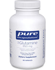 Pure Encapsulations L-Glutamine 850 mg | Supplement for Immune and Digestive Support, Gut Health and Lining Repair, Metabolism Boost, and Muscle Support* | 90 Capsules