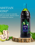 TAHITIAN NONI Juice by Morinda Original and Authentic Noni Fruit Puree from Tahiti with Natural Blueberry  Grape Resveratrol AllNatural Daily Wellness Drink  4 One Liter Juice Bottles Per Case