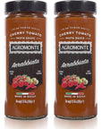 Agromonte Authentic Italian Cherry Tomato Pasta Sauce Arrabbiata Taste of Italy Gourmet Foodie and Chef Gift  Certified Kosher GlutenFree All Natural Spicy Sauce 2046oz 2 pack