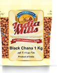 INDIA MILLS Black Chana, 1 kg