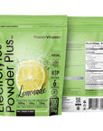 PowderVitamin Electrolytes Powder Plus Keto, Lemonade (100 Servings) 0 Sugar, No Maltodextrin,1000mg Potassium,120mg Calcium,120mg Magnesium, Organic Vitamin C, Zero Calories, Energy Hydration Powder