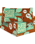 KETO BARS : The Original High Fat, Low Carb, Ketogenic Bar. Gluten Free, Homemade with simple ingredients. [Mint Chocolate, 10 Pack]