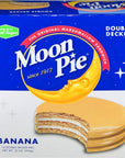 MoonPie Double Decker Banana 275 oz 12 Count Pack